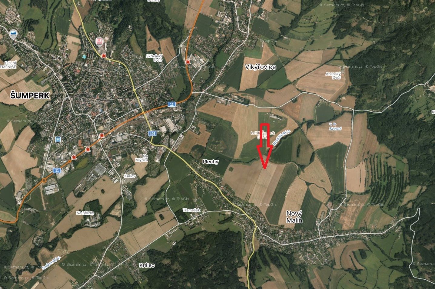Prodej zemědělských pozemků v k.ú. Nový Malín - obrázek č.3