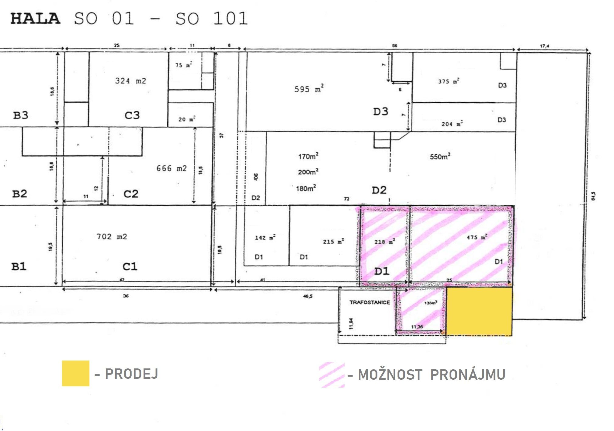 Prodej nebytových prostor a pozemků v Olomouci-Chválkovicích - obrázek č.21