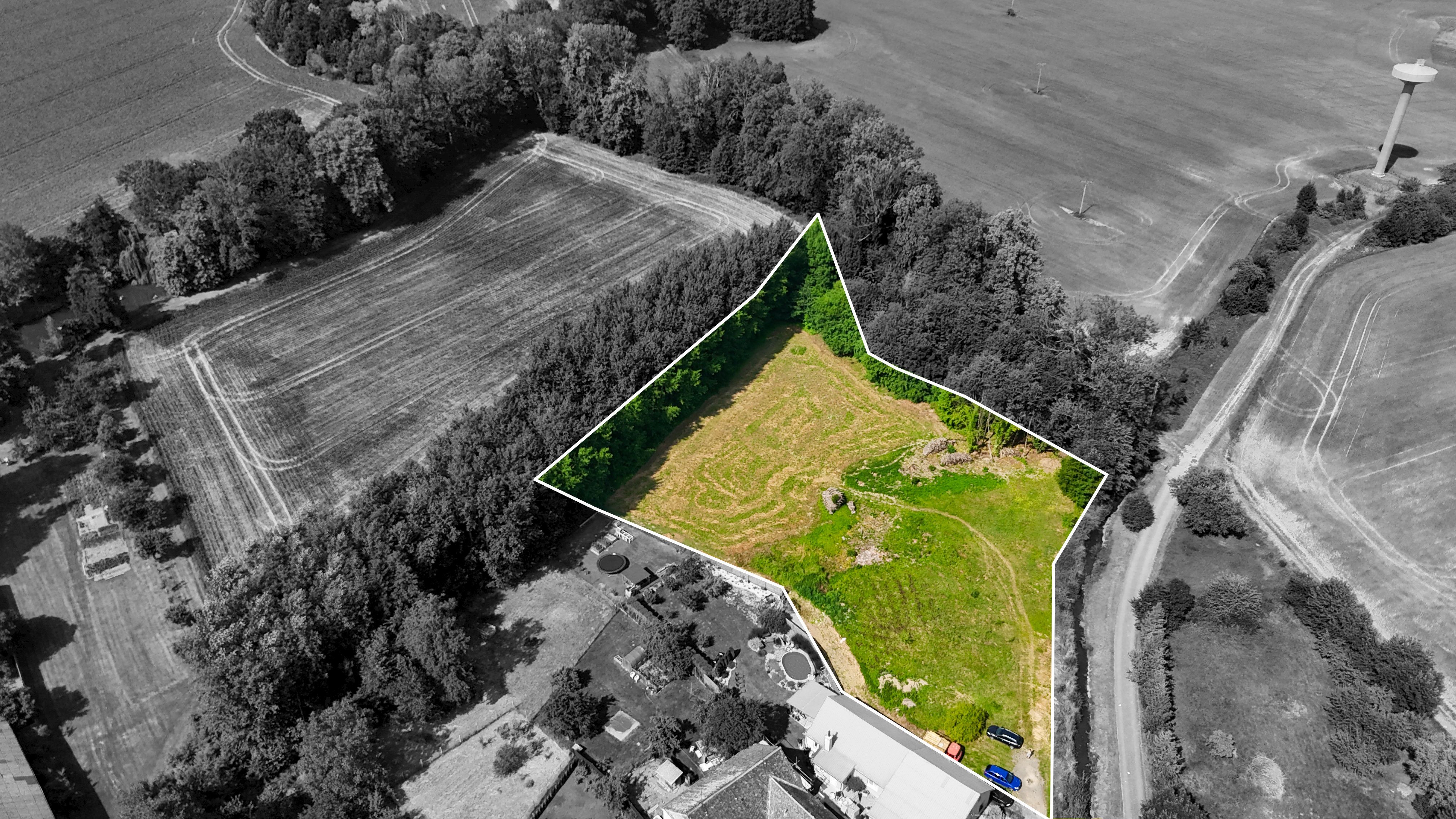 Stavební pozemek 6794 m² – Haukovice u Uničova - obrázek č.3